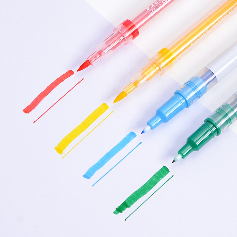 Bút Dual Brush Marker 24 màu Twin DecorMe dùng để viết calligraphy trang trí sổ tay bullet journal BDS