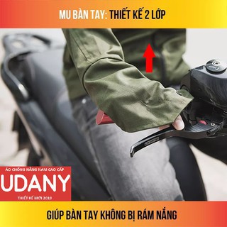[HÀNG CHÍNH HÃNG] Áo chống nắng nam UDNY thoáng khí sau lưng túi bên trong chất kaki cực mát chống tia UV50 | BigBuy360 - bigbuy360.vn