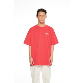 5THEWAY® /solid/ DROP SHOULDER TEE™ in BITTERSWEET aka Áo Thun Đỏ Tay Ngắn