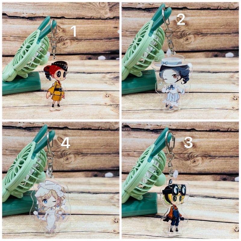 Móc khoá ldentity V mica trong/ móc treo anime game ldentity V