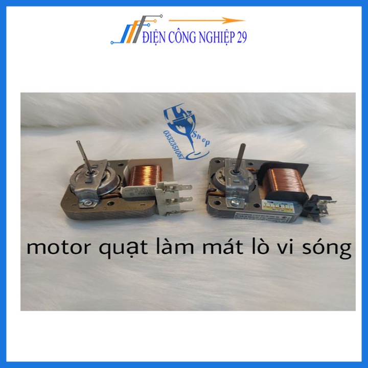 Motor quạt làm mát trong lò vi sóng 2 chân - 3 chân