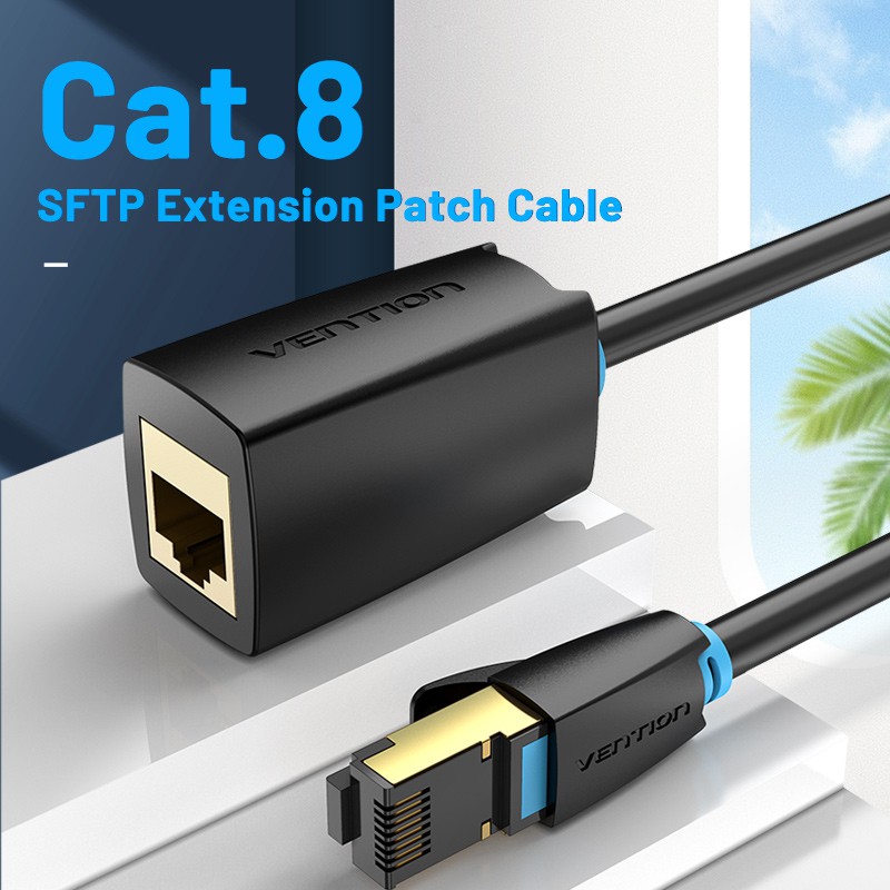 Cáp Mở Rộng Mạng Lan VENTION RJ45 Cat 8 Băng Thông 40Gbps