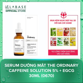 Serum dưỡng mắt The Ordinary Caffeine Solution 5% + EGCG 30ml ( thumbnail