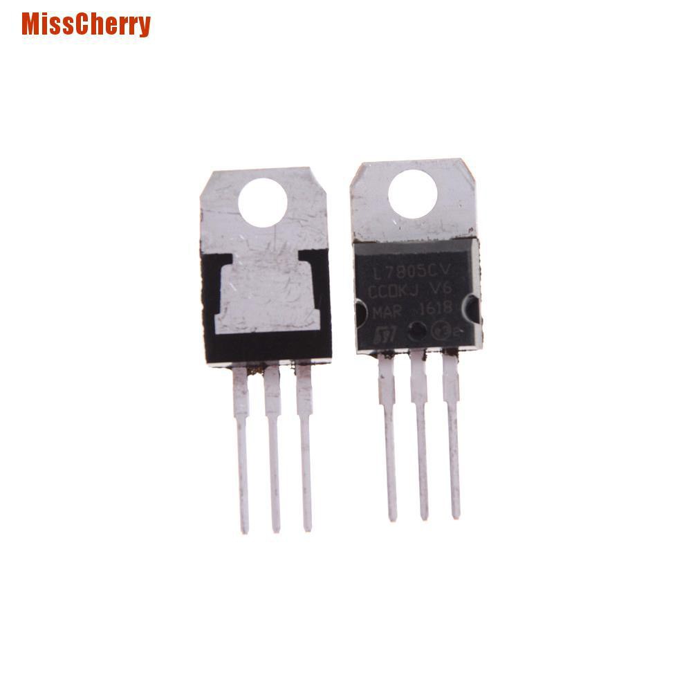 Bộ 10 Linh Kiện Điện Tử Ic L7805Cv L7805 To-220 Chất Lượng Cao