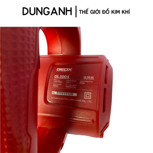 Máy thổi bụi Geox GL5004 450W, máy thổi hút bụi chính hãng bảo hành 12 tháng Kim Khí Dung Anh