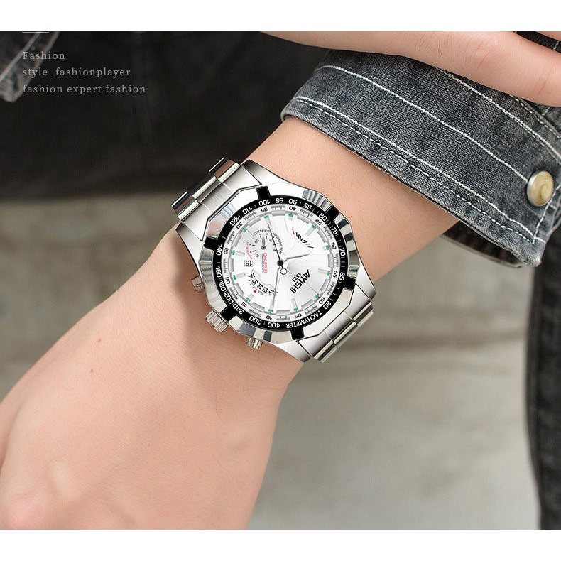 Đồng Hồ Nam WEIGUAN Vỏ Thép Không Gỉ Cao Cấp - Hàng Chính Hãng Chống Xước,Chống Nước,Chống Nhiệt Cao | BigBuy360 - bigbuy360.vn