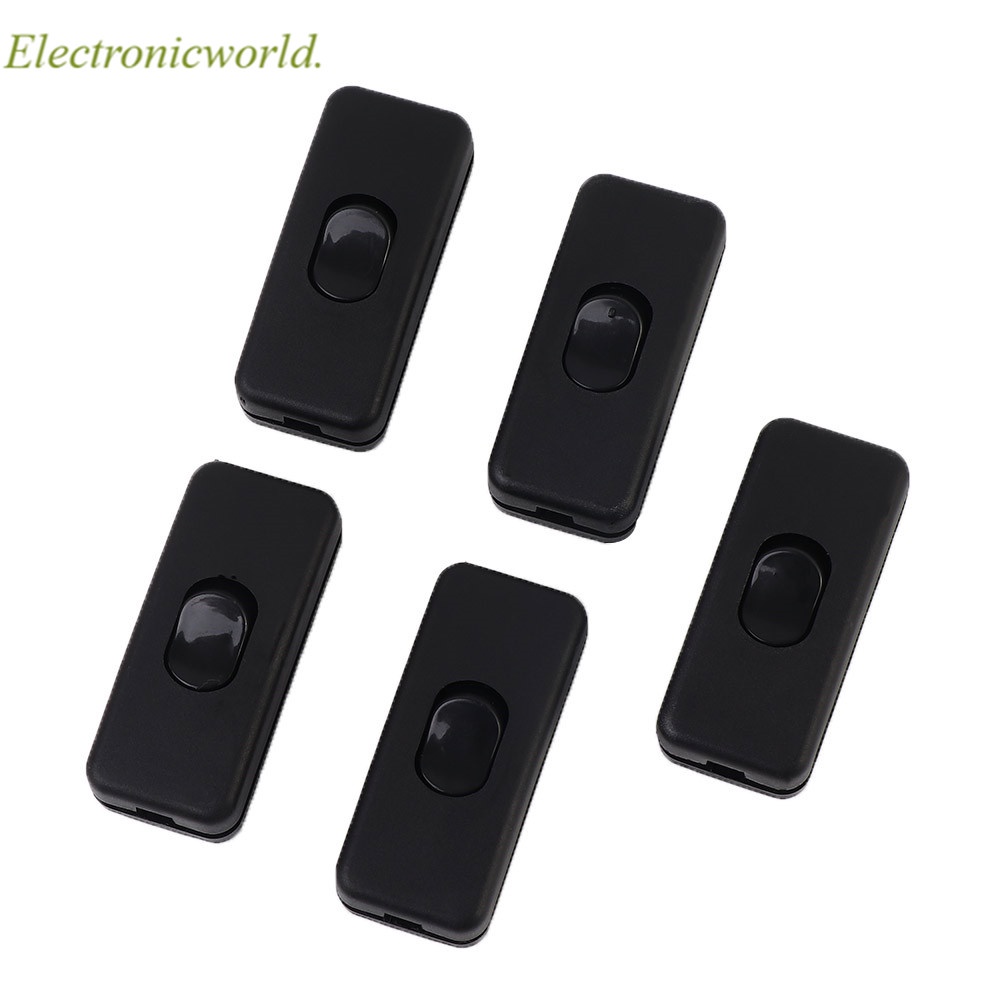 Set 5 công tắc bật/ tắt màu đen dành cho đèn bàn