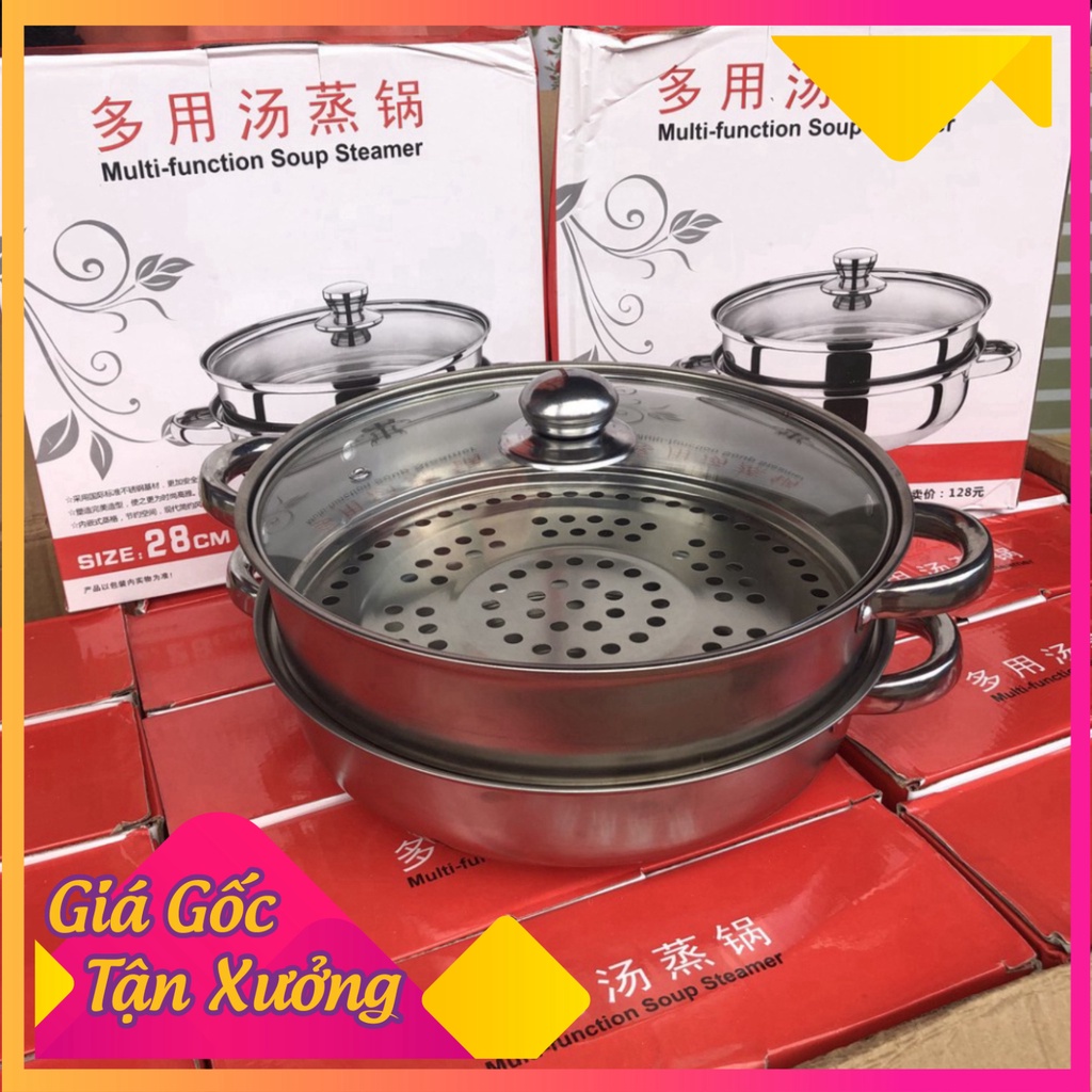 NỒI HẤP INOX 2 TẦNG 💖 Chilinh Store