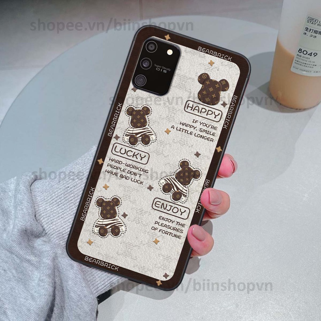 Ốp Samsung S10 Lite hình gấu bear brick đẹp độc lạ, thời trang, cá tính