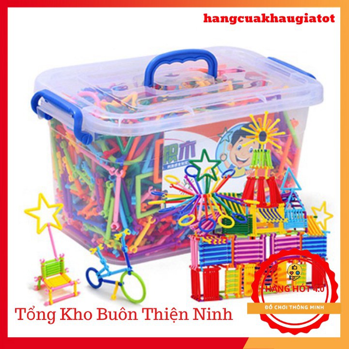 Bộ đồ chơi xếp hình que thông minh cho bé