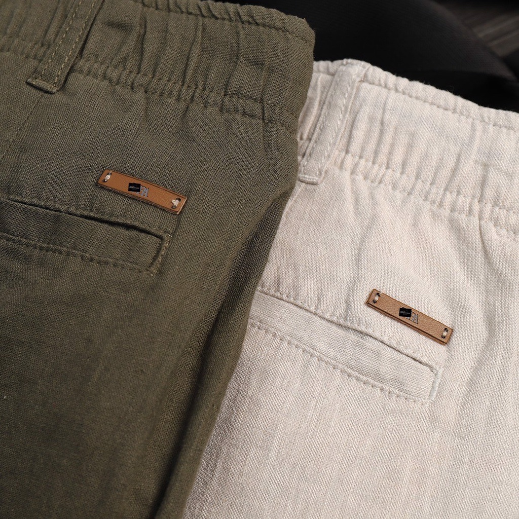 [Size 32/36] Quần linen/ đũi  ZARA dáng chinos chuẩn sang, vải mát mặc thoải mái quanh năm, có big size
