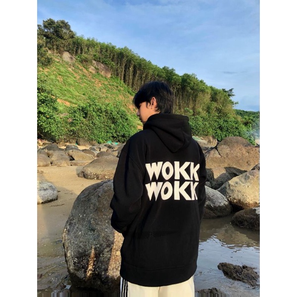 Hoodie dây kéo wokk