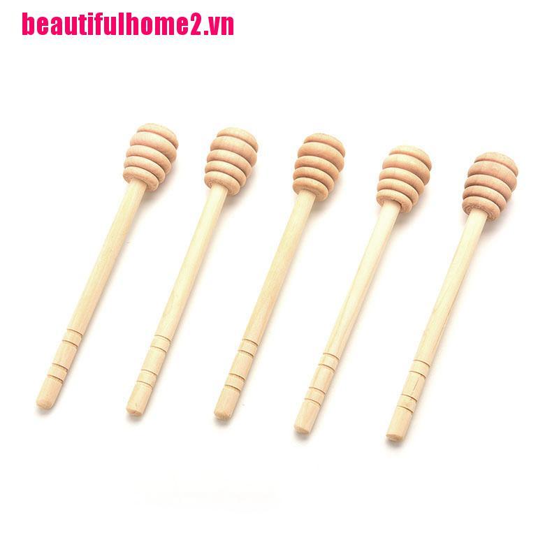 Que lấy mật ong bằng gỗ dài 145mm tiện dụng