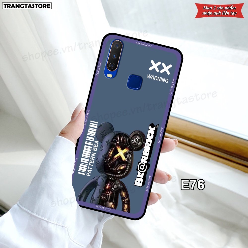 Ốp Vivo U10 / Y11 / Y12 / Y15 / Y17 in hình gấu Bearbrick,Metal Style,Doremon siêu dễ thương chất lượng