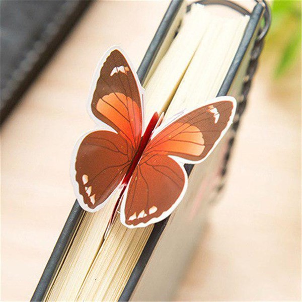 Bộ 5 Đánh Dấu Sách Bookmark Hình Bướm Dễ Thương Mẫu Ngẫu Nhiên Khác Nhau