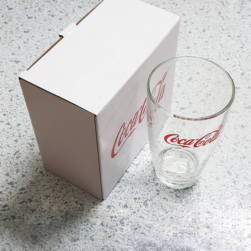 BỘ 4 LY THỦY TINH COCA-COLA CAO CẤP
