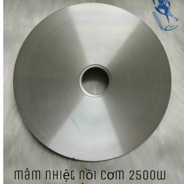 Mâm nhiệt nồi cơm công nghiệp 2500w đường kính 30,5 cm