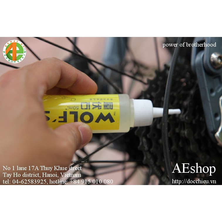 Dầu tra xích xe đạp wolf'S