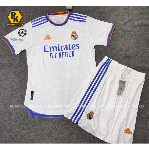 Áo Real Madrid sân nhà 2021-22 phiên bản Player Made in ThaiLan