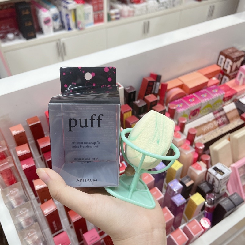 Bông Đánh Kem Nền Aritaum Makeup Fit Mint Blending Puff