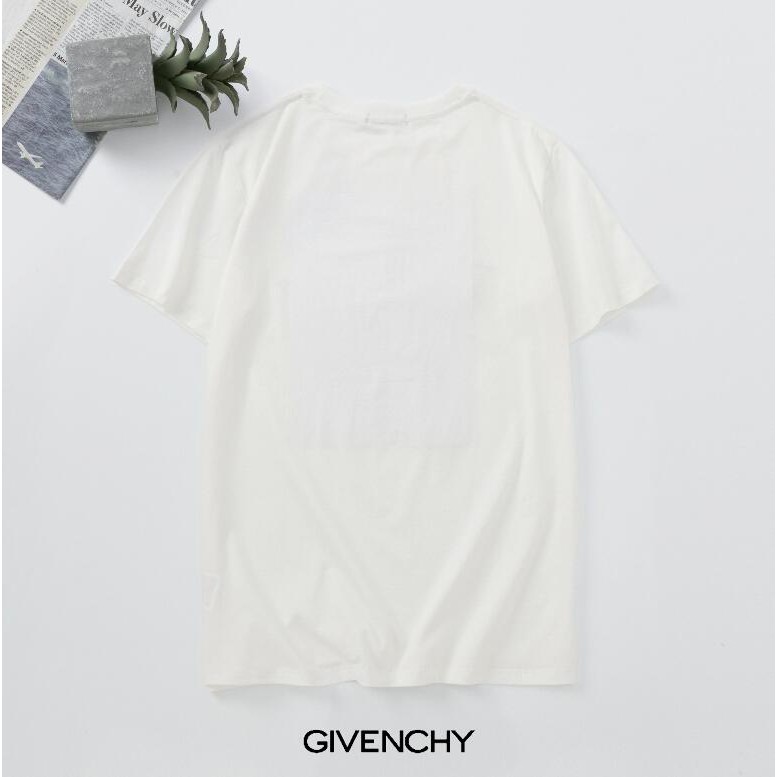 Áo Thun Cotton Ngắn Tay In Chữ Givenchy Thời Trang Cho Nam Và Nữ