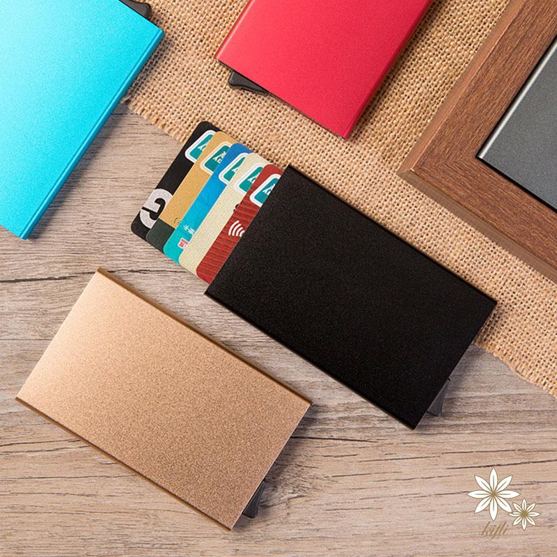 Hộp Đựng Thẻ Tín Dụng Dạng Bật Tự Động Bằng Hợp Kim Nhôm