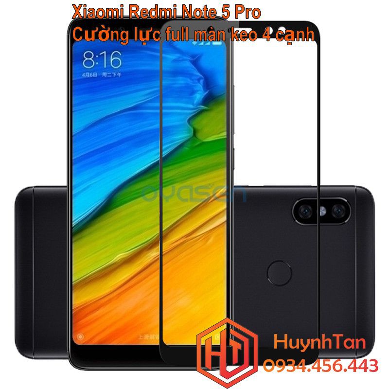 FREESHIP 99K TOÀN QUỐC_Cường lực full màn Xiaomi Redmi Note 5 / Note 5 Pro keo 4 cạnh