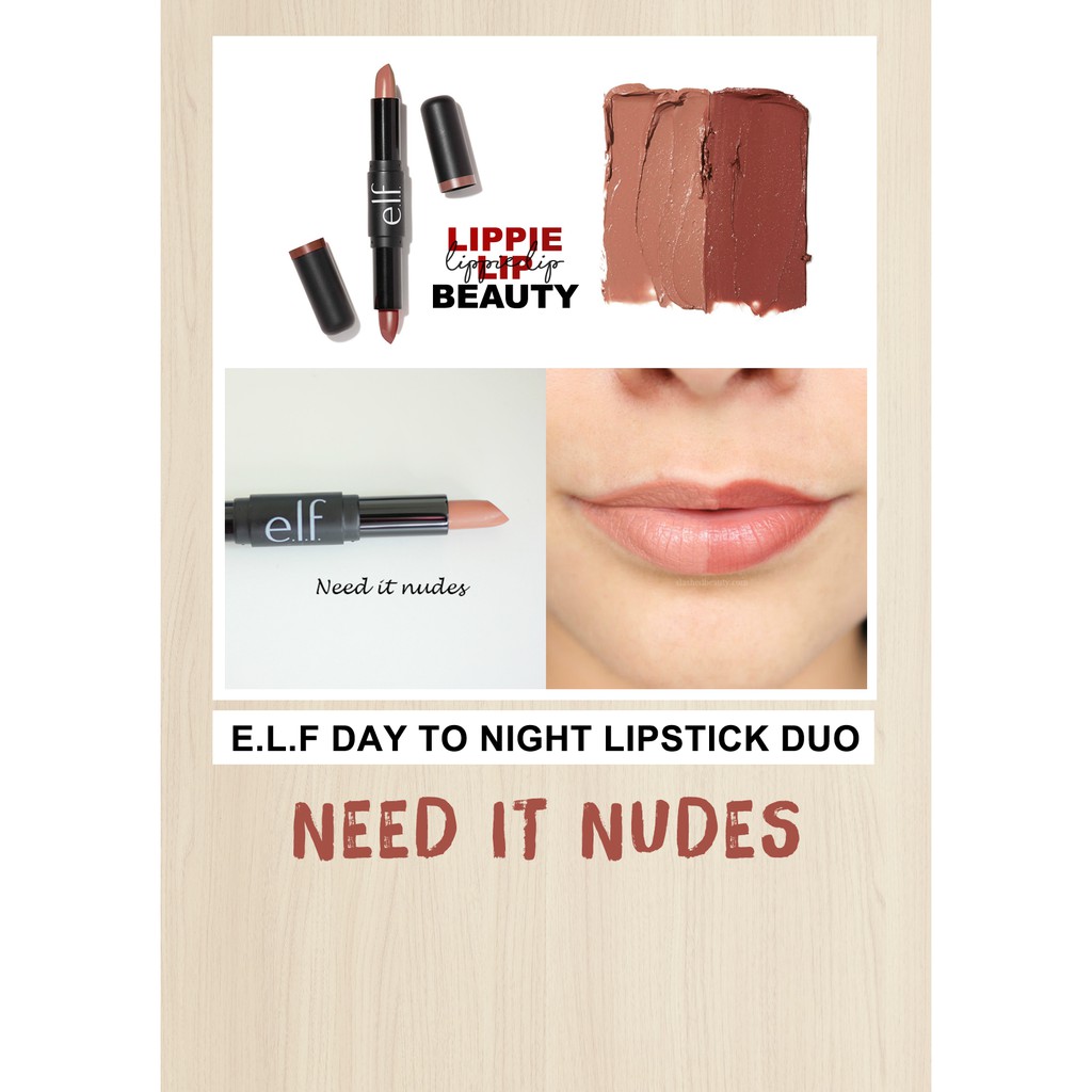 Son thỏi 2 đầu ELF Day to Night Lipstick Duo