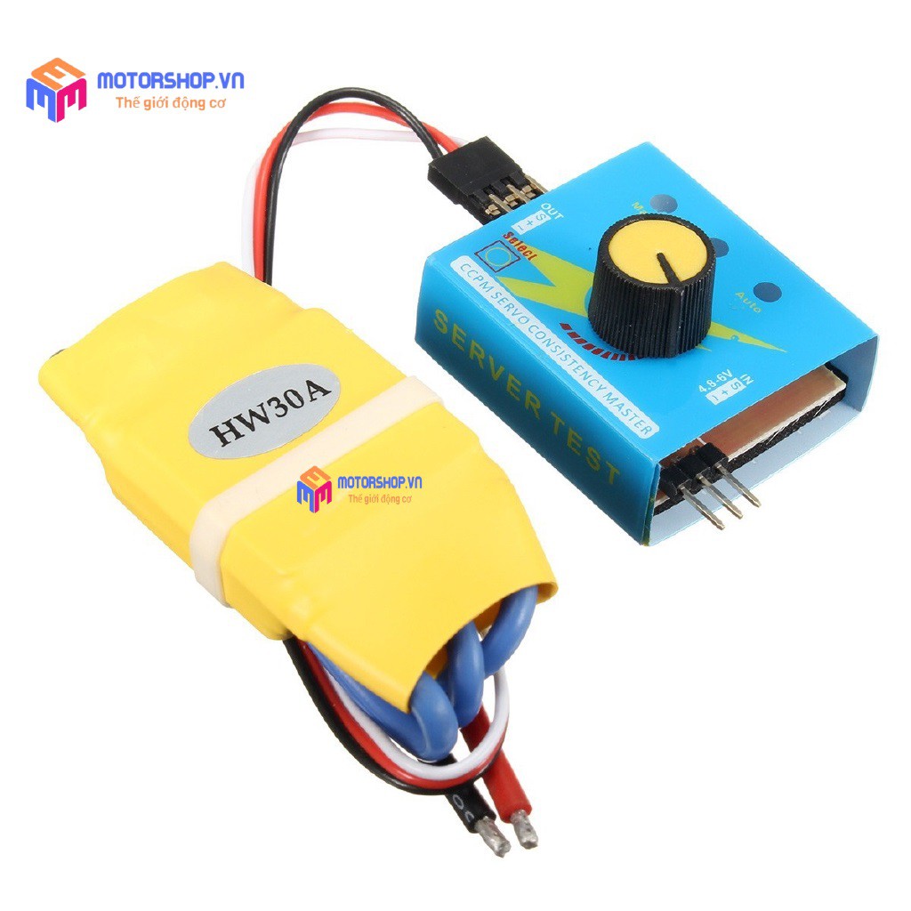 MTS Bộ ESC 30A Kèm Test Servo Điều Tốc Cho Động Cơ Motor Brushless Không Chổi Than Chế Quạt