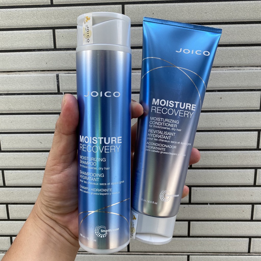 Dầu Gội Phục Hồi Hư Tổn và Dưỡng Tóc Mềm Mượt Chiết Xuất Rong Biển JOICO Moisture Recovery Shampoo 300ml - Mẫu Mới