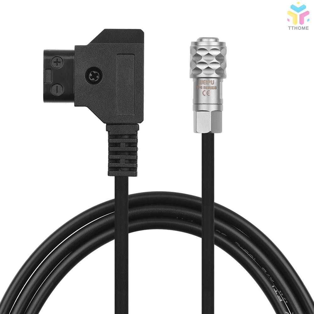 T&T Andoer D-Tap to BMPCC 4K 2 Pin Locking Power Cable for Blackmagic Pocket Cinema Camera 4K for Sony V Mount Anton Bau