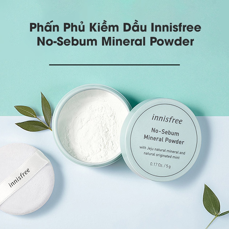 Phấn phủ kiềm dầu No Sebum Mineral Powder - HONGS KOREA