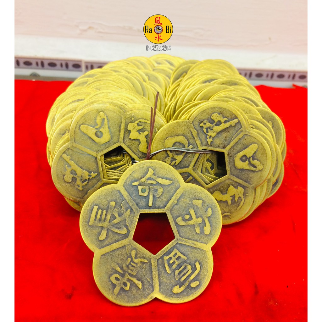Đồng Tiền Xu Hoa Mai Chiêu Tài Tấn Bảo - Vật Phẩm Đồng Phong Thủy May Mắn | BigBuy360 - bigbuy360.vn