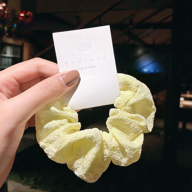 Dây Cột Tóc Cỡ Lớn Phong Cách Hàn Quốc Thời Trang Cho Nữ