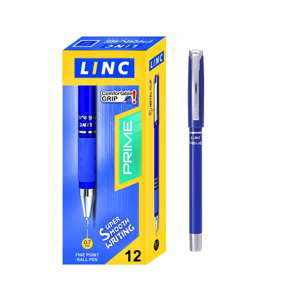 Bút bi LINC Prime 1700 - Hộp 12pcs - Bút ký ngòi 0.7mm sang trọng, trang nhã