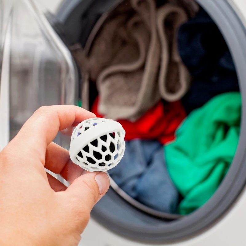 1 Bóng Nhựa Hút Ẩm Chống Bụi Đa Năng Cho Máy Giặt