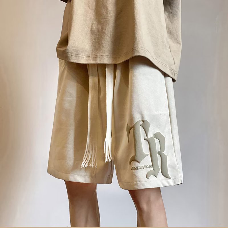 Quần  short dây rút in họa tiết đơn giản thời trang cho nam nữ quần đùi nam phong cách hàn quốc from rộng unisex  quần short nam fashion in hoa văn bigsize