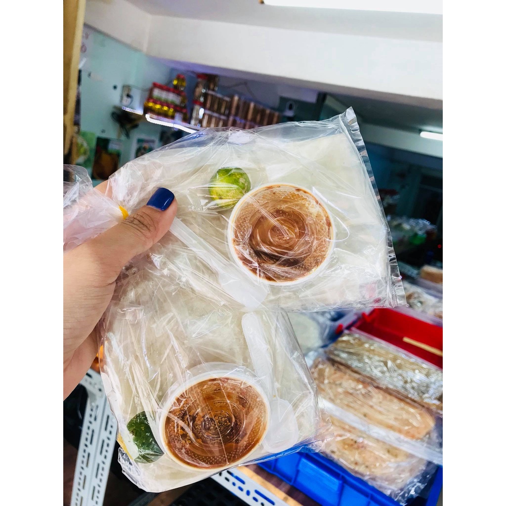 Bánh Tráng Chấm Phơi Sương muối tắc