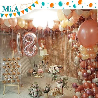 BÓNG SỐ SIZE ĐẠI 40" = 100cm _ MÀU ROSE GOLD
