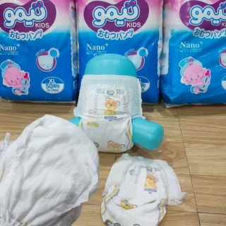 Bỉm quần xuất Nhật Gou Kids combo 100 quần đủ size M,L,XL,XXL