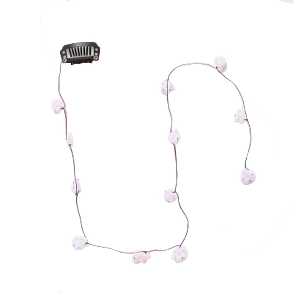 Trâm Cài Tóc Hình Trái Tim Đính Hoa Phối Tua Rua Xinh Xắn Cho Nữ