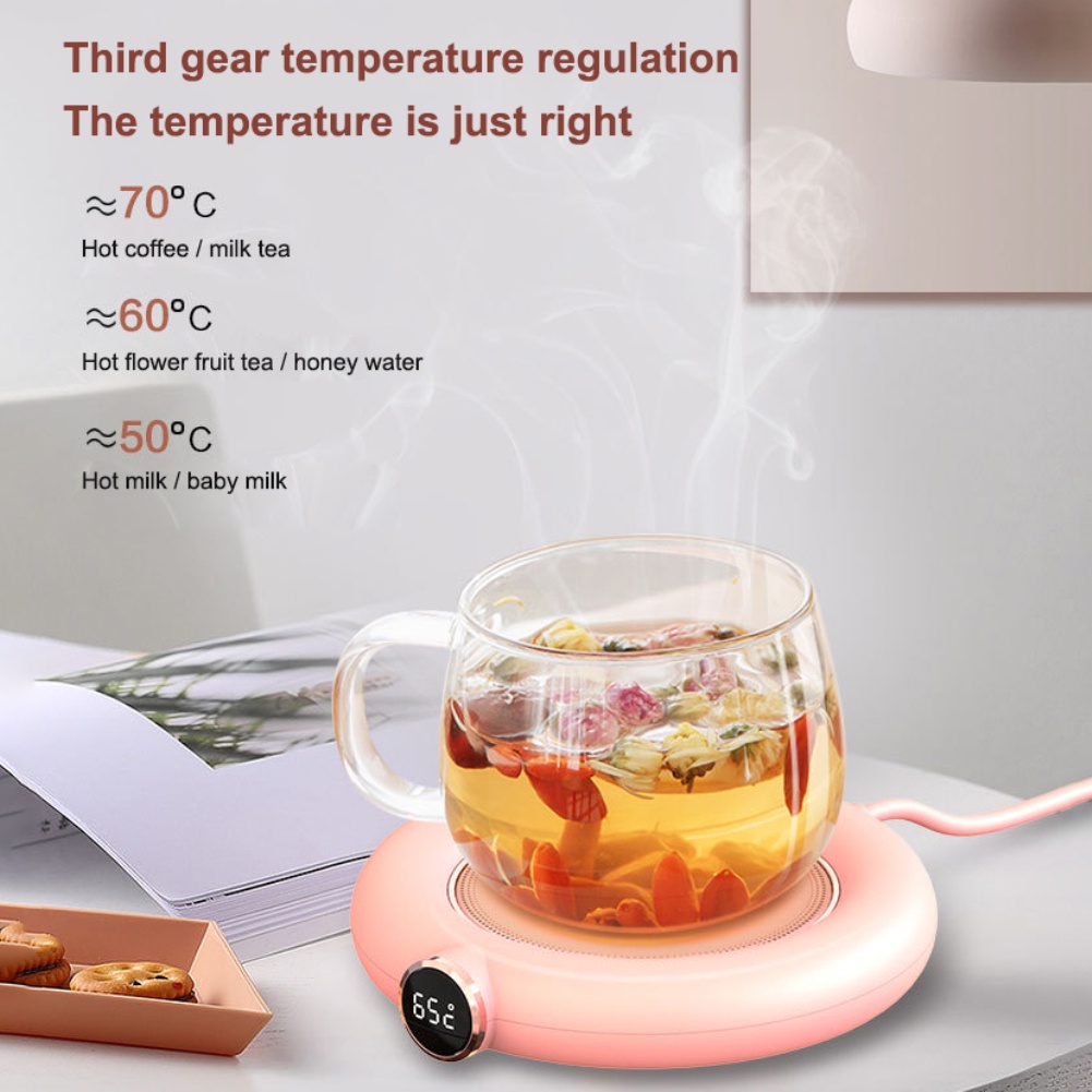 Đế Lót Ly Cách Nhiệt Đế Sưởi Ấm Quà Tặng USB Đế Lót Ly Thông Minh Nhiệt Độ Không Đổi Cyn