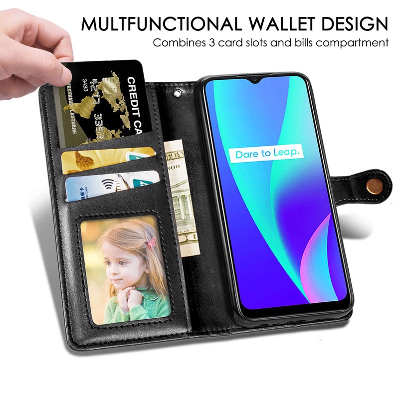Ốp Lưng Điện Thoại Dạng Ví Da Lật Dành Cho iPhone 14 13 Pro Plus Max