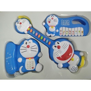 Bộ 3 dụng cụ âm nhạc doremon cho bé yêu