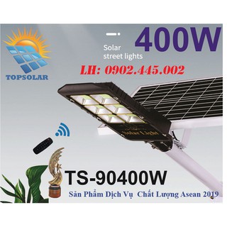 ĐÈN ĐƯỜNG 400W NĂNG LƯỢNG MẶT TRỜI TOPSOLAR TS-90400W