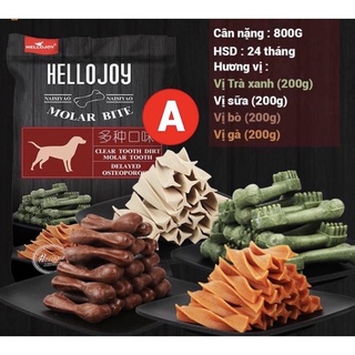800gr - Xương Gặm Cho Chó HelloJoy