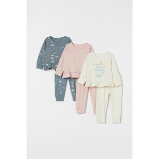 Bộ pyjama bé gái Hm auth