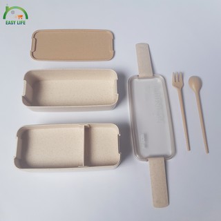 Hộp Cơm Lúa Mạch 3 Tầng LUNCH BOX 900ml