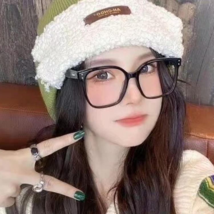 Mắt kính gọng vuông thời trang Hàn Quốc chống bức xạ sành điệu cho nữ