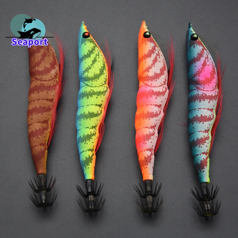 Mồi Câu Cá Giả Hình Bạch Tuộc Bằng Gỗ 4.7inch / 18g